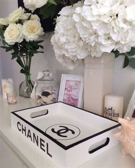 coco chanel decorations|Chanel inspired home decor.